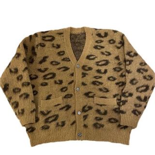 マルタンマルジェラ(Maison Martin Margiela)のttt_msw leopard mohair cardigan L(カーディガン)