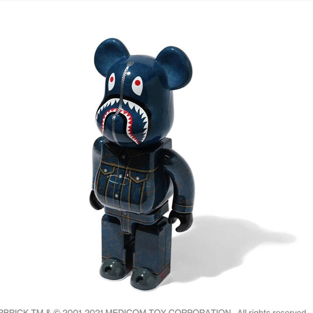 MEDICOM TOY(メディコムトイ)のBE@RBRICK BAPE®︎ x Levi’s®︎  100% 400%  エンタメ/ホビーのフィギュア(その他)の商品写真