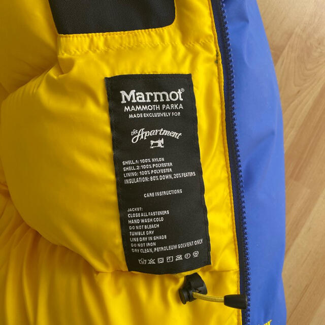 MARMOT(マーモット)のapartment × marmot mammoth parka  メンズのジャケット/アウター(ダウンジャケット)の商品写真