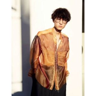 MASU  ZIP-UP GLASS SHIRTS (シャツ)