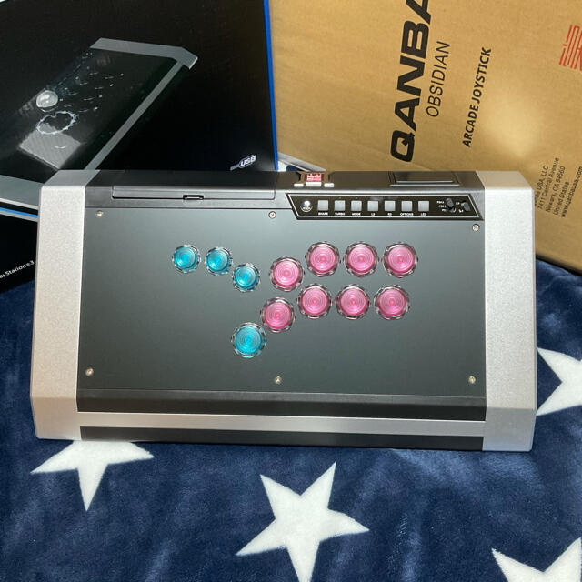 Qanba obsidian レバーレス ゲーマーフィンガー　ヒットボックス