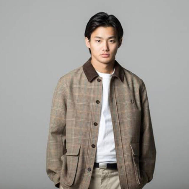 fred perry long line jacket Sサイズ 野村周平