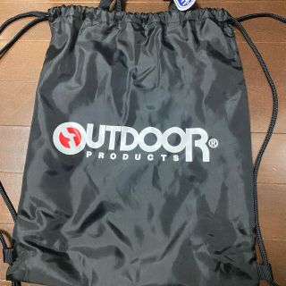 アウトドア(OUTDOOR)のお値下げ不可　新品タグ付き　アウトドア　ナップサック　ブラック(リュックサック)