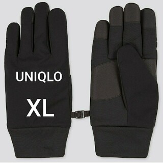 ユニクロ(UNIQLO)のヒートテックライナー　ファンクショングローブ　手袋　XL(手袋)