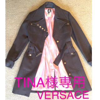 ヴェルサーチ(VERSACE)のTINA様専用　4点　美品　VERSACE  ヴェルサーチ　トレンチコート　(トレンチコート)