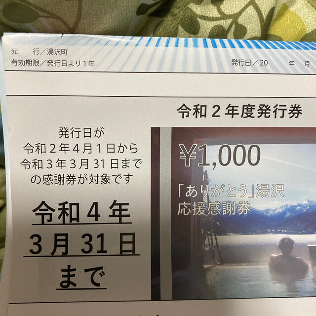 湯沢 応援感謝券 6000円分