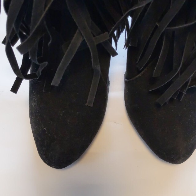 値下げ　フリンジショートブーツ レディースの靴/シューズ(ブーツ)の商品写真