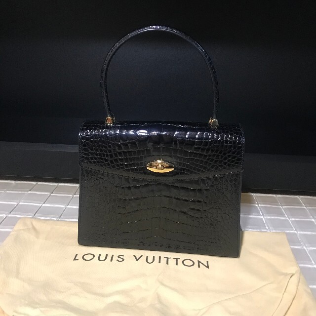 美品☆LOUIS VUITTON ルイヴィトン☆クロコ☆マルゼルブ☆黒