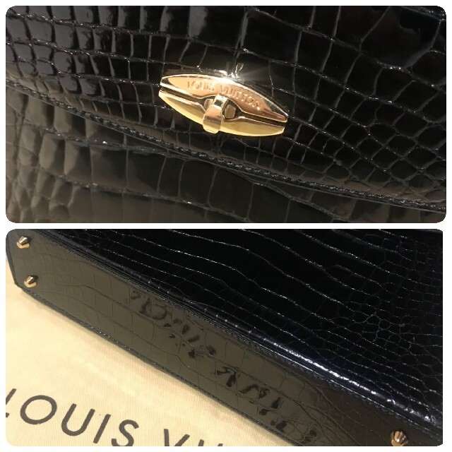 美品☆LOUIS VUITTON ルイヴィトン☆クロコ☆マルゼルブ☆黒