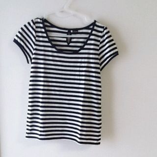 ダブルクローゼット(w closet)のWcloset ボーダーTシャツ(Tシャツ(半袖/袖なし))