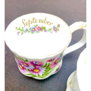 ロイヤルアルバート(ROYAL ALBERT)のRoyal Albert ロイヤルアルバート　9月　マグカップ(グラス/カップ)