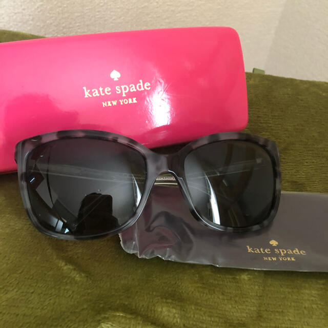 kate spade new york(ケイトスペードニューヨーク)の値下げ　正規品　ケイトスペード　サングラス レディースのファッション小物(サングラス/メガネ)の商品写真