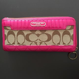 コーチ(COACH)のCOACH コーチ 財布 ポピー ピンク(財布)