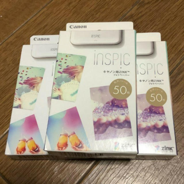 Canon(キヤノン)のcanon inspic ZINKフォトペーパー 100枚〜 スマホ/家電/カメラのスマホ/家電/カメラ その他(その他)の商品写真