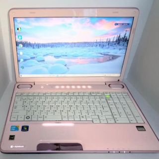 トウシバ(東芝)の❤ピンク色おしゃれなノートパソコン❤東芝製❤(ノートPC)