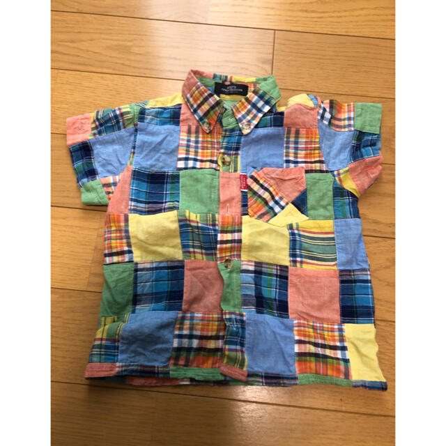 ワイシャツ　95 キッズ/ベビー/マタニティのキッズ服男の子用(90cm~)(ブラウス)の商品写真