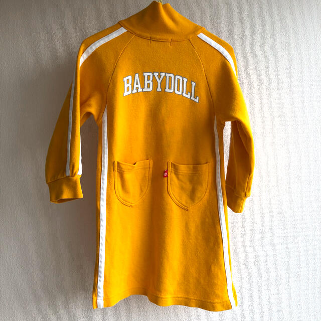 BABYDOLL(ベビードール)のBABYDOLL スウェットワンピース100サイズ キッズ/ベビー/マタニティのキッズ服女の子用(90cm~)(ワンピース)の商品写真