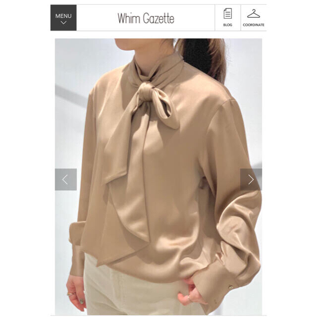 Whim Gazette＊ウィムガゼットブラウス レディースのトップス(シャツ/ブラウス(長袖/七分))の商品写真