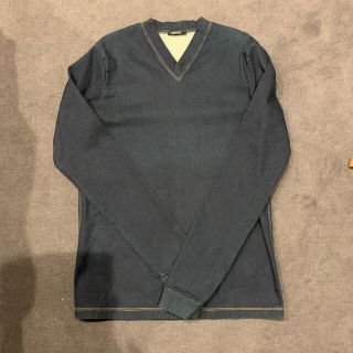 PRADA  インディゴブルー　ストレッチトップス