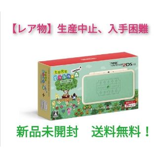 ニンテンドー2DS(ニンテンドー2DS)の新品　Newニンテンドー2DSLL とびだせ どうぶつの森 amiibo＋パック(携帯用ゲーム機本体)