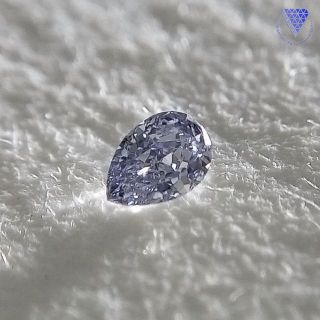 0.025ct F. G-Viloet SI1 天然 ヴァイオレット ダイヤ(リング(指輪))