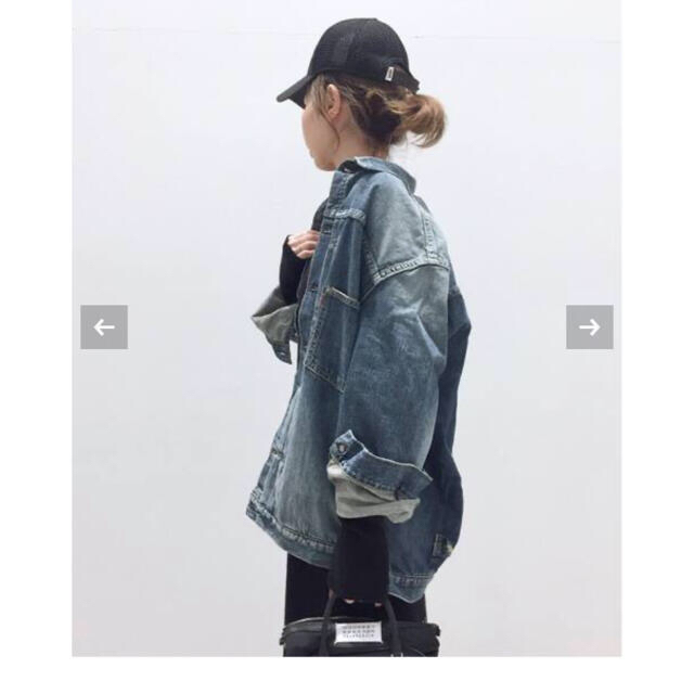 L'Appartement DEUXIEME CLASSE(アパルトモンドゥーズィエムクラス)の専用ページSTAMMBAUM/OVERSIZE DENIM JACKET レディースのジャケット/アウター(Gジャン/デニムジャケット)の商品写真