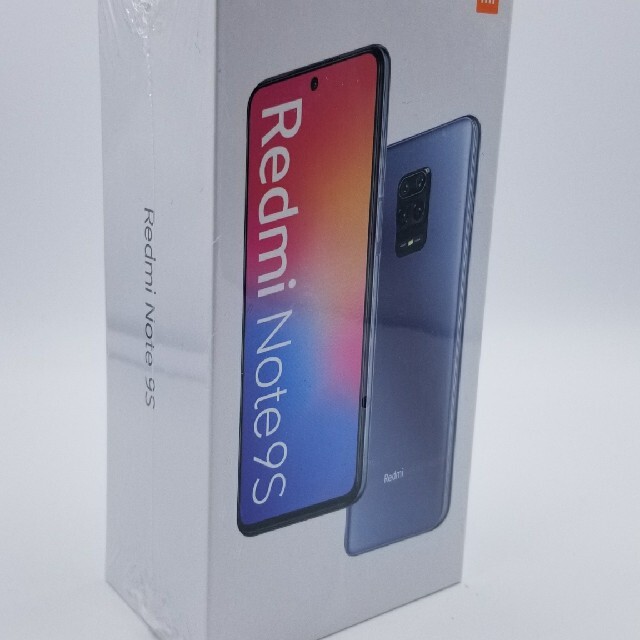 スマートフォン本体Xiaomi Redmi Note9S 6+128GB オーロラブルー【新品】