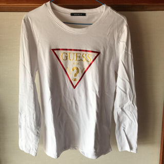 ゲス(GUESS)のGUESS ゴールドロゴ(Tシャツ/カットソー(七分/長袖))