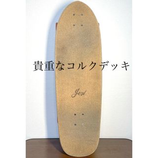 【ヤウ サーフスケート】レイキーピーク 貴重なコルクデッキ
