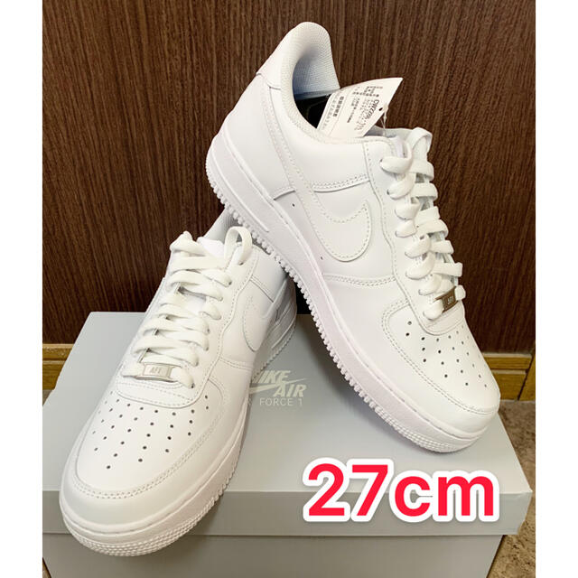 新品　27cm NIKE AIR FORCE 1'07 CW2288-111 白