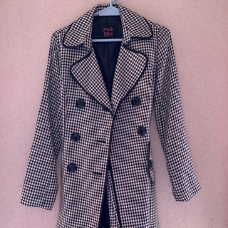 pinkmix テーラードジャケット スーツ　ジャージ素材　形キレイ　黒　美品
