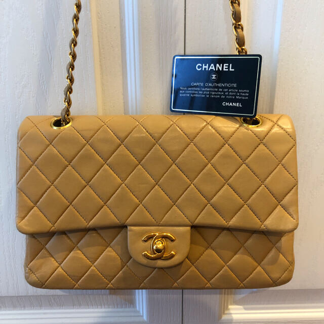 CHANEL シャネル マトラッセ ベージュ