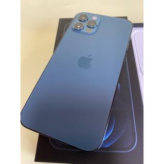 アイフォーン(iPhone)の新品同様 国内版SIMフリー iPhone12 pro 256GB ブルー (スマートフォン本体)