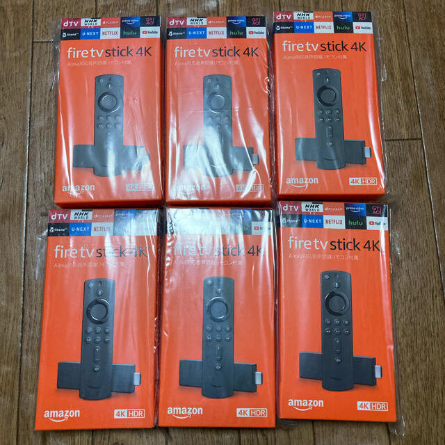 新品未開封Amazon Fire TV Stick 4k 6個セット