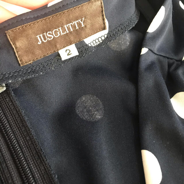 JUSGLITTY(ジャスグリッティー)のJUSGLITTY ジャスグリッティー ワンピース レディースのワンピース(ひざ丈ワンピース)の商品写真