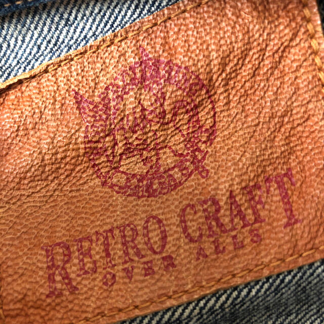 RETRO CRAFT デニムジャケット　デニム　ジージャン　アメカジ　バイカー メンズのジャケット/アウター(Gジャン/デニムジャケット)の商品写真