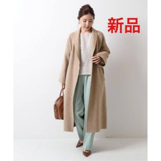 スピックアンドスパン(Spick & Span)のumi-co様 Spick and Span ショールカラーリバーコート 36(ロングコート)