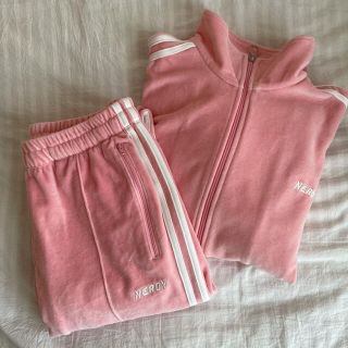 NERDY Velour Track SET pink(ジャージ)