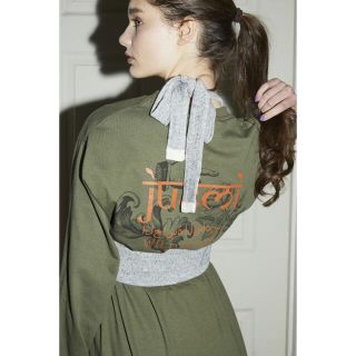 マウジー(moussy)のjuemi Arabic Tシャツ(Tシャツ(長袖/七分))