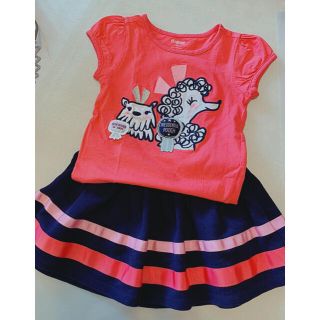 ジンボリー(GYMBOREE)の女の子　90 95 100  セットアップ　ジンボリー　Tシャツ(Tシャツ/カットソー)