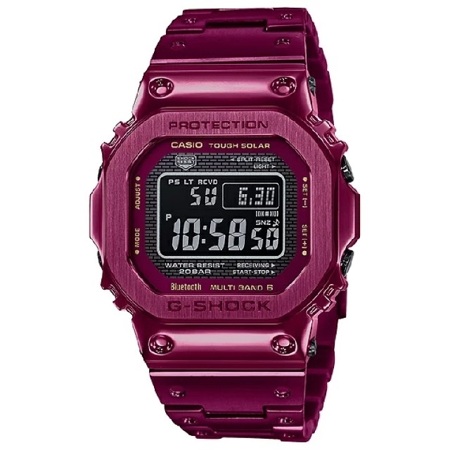 60kHz775kHz受信電波【新品未使用】CASIO G-SHOCK GMW-B5000RD-4JF