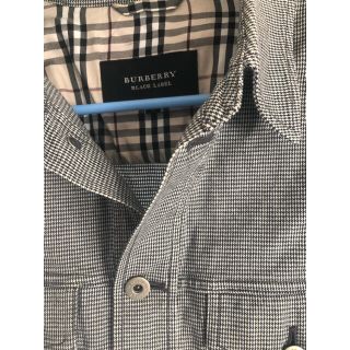 バーバリーブラックレーベル(BURBERRY BLACK LABEL)のバーバリーブラックレーベル　最終値下げ　千鳥格子　ジャケット　メンズM(Gジャン/デニムジャケット)