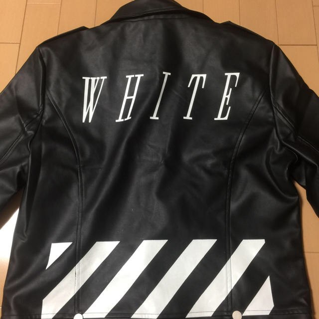 OFF-WHITE(オフホワイト)のoffwhite ライダースジャケット メンズのジャケット/アウター(ライダースジャケット)の商品写真