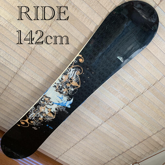 RIDE(ライド)の美品☆RIDE  スノーボード　板のみ　142cm   レディース　初心者　送込 スポーツ/アウトドアのスノーボード(ボード)の商品写真