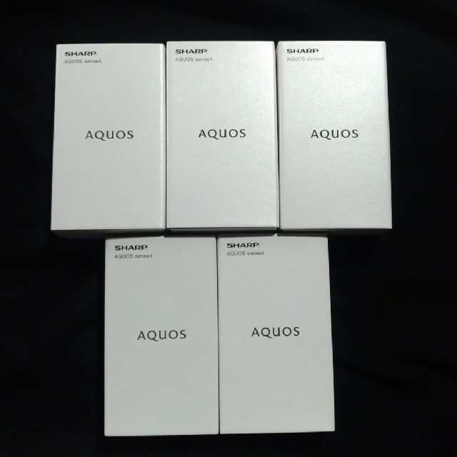 AQUOS(アクオス)のWestin様専用  sh-m15 新品未使用品 5台セット  スマホ/家電/カメラのスマートフォン/携帯電話(スマートフォン本体)の商品写真