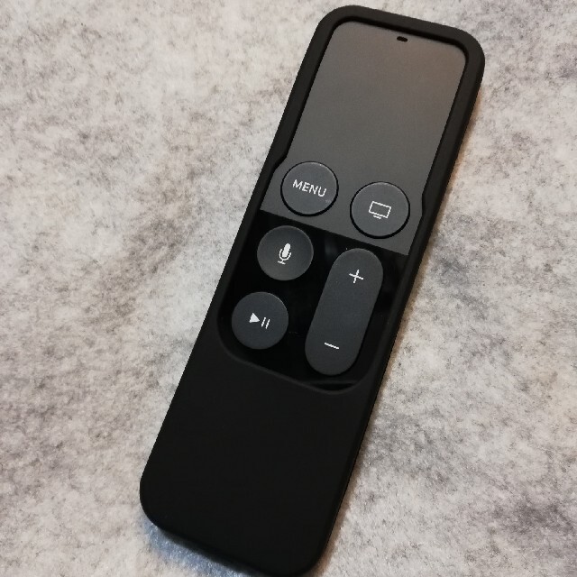 Apple(アップル)のApple TV リモコンカバー(黒) スマホ/家電/カメラのテレビ/映像機器(その他)の商品写真