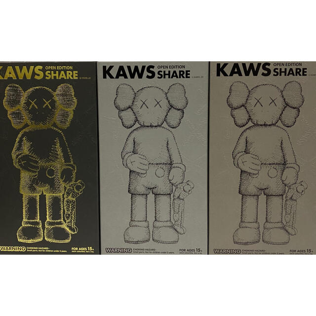 【新品】カウズ KAWS ×MEDICOMTOY メディコムトイ カウズシェア