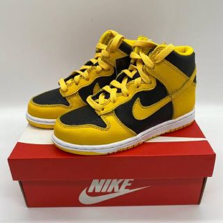 ナイキ(NIKE)のNIKE DUNK HIGH SP PS BLACK/VARSITY MAIZE(スニーカー)