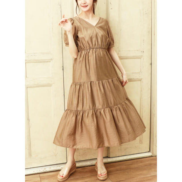Allamanda 新品 春夏トレンド 夢可愛い バックリボンティアードロングワンピース モカ色 Mの通販 By Coco プロフ確認必須 アラマンダならラクマ Allamanda 新品 春夏トレンド 夢可愛い バックリボンティアードロングワンピース モカ色 Mの通販 By Coco プロフ確認必須 アラマンダならラクマ