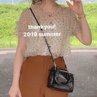 ザラ(ZARA)のZARA ドット柄ブラウス(シャツ/ブラウス(半袖/袖なし))